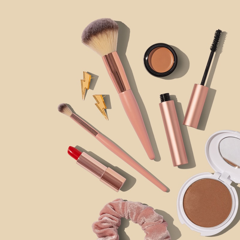 beauty products display